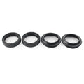4 Pcs 33X46 MM Motorcycle Front Fork Damper Shock Absorber Seal