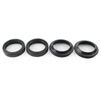 4 Pcs 33X46 MM Motorcycle Front Fork Damper Shock Absorber Seal