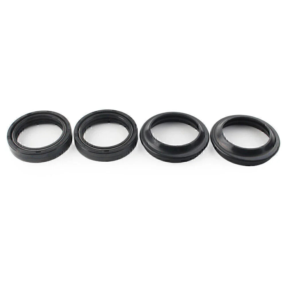 4 Pcs 33X46 MM Motorcycle Front Fork Damper Shock Absorber Seal
