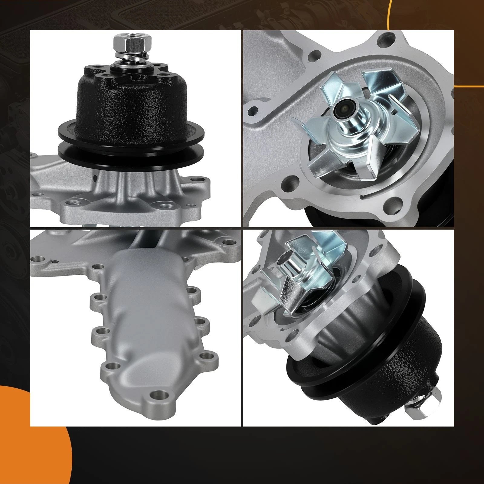 Coolant Water Pump Kit for Kioti LK3054 (2010-2015)