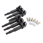 Set of 6 Ignition Coils & 6 Spark Plugs for BMW 3.0 L6 N51 N52 (2006–2013)
