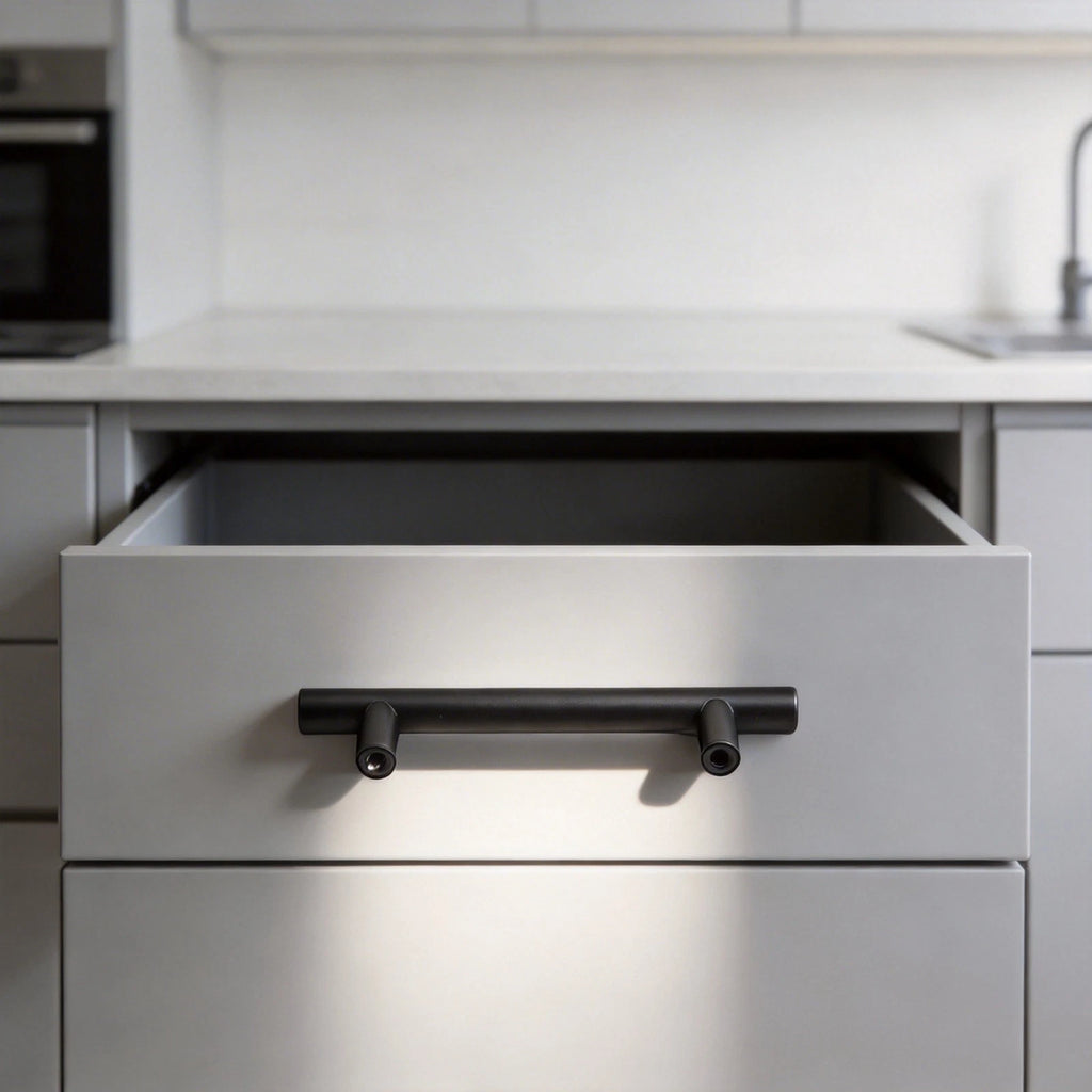 Stainless Steel Black Handle for Cabinet Drawer Dresser Wardrobes