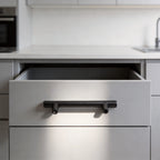 Stainless Steel Black Handle for Cabinet Drawer Dresser Wardrobes
