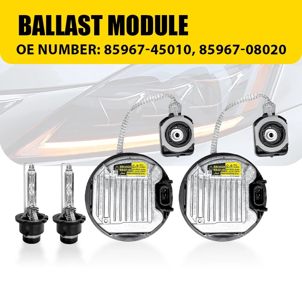 Pair of Xenon HID Headlight Ballast Unit Modules for Lexus Subaru Toyota Mazda (2003–2015)