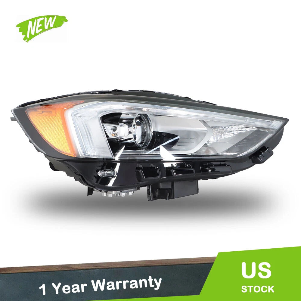 Full LED Headlight Headlamp w/DRL for Ford Edge (2019–2021) Passenger Side