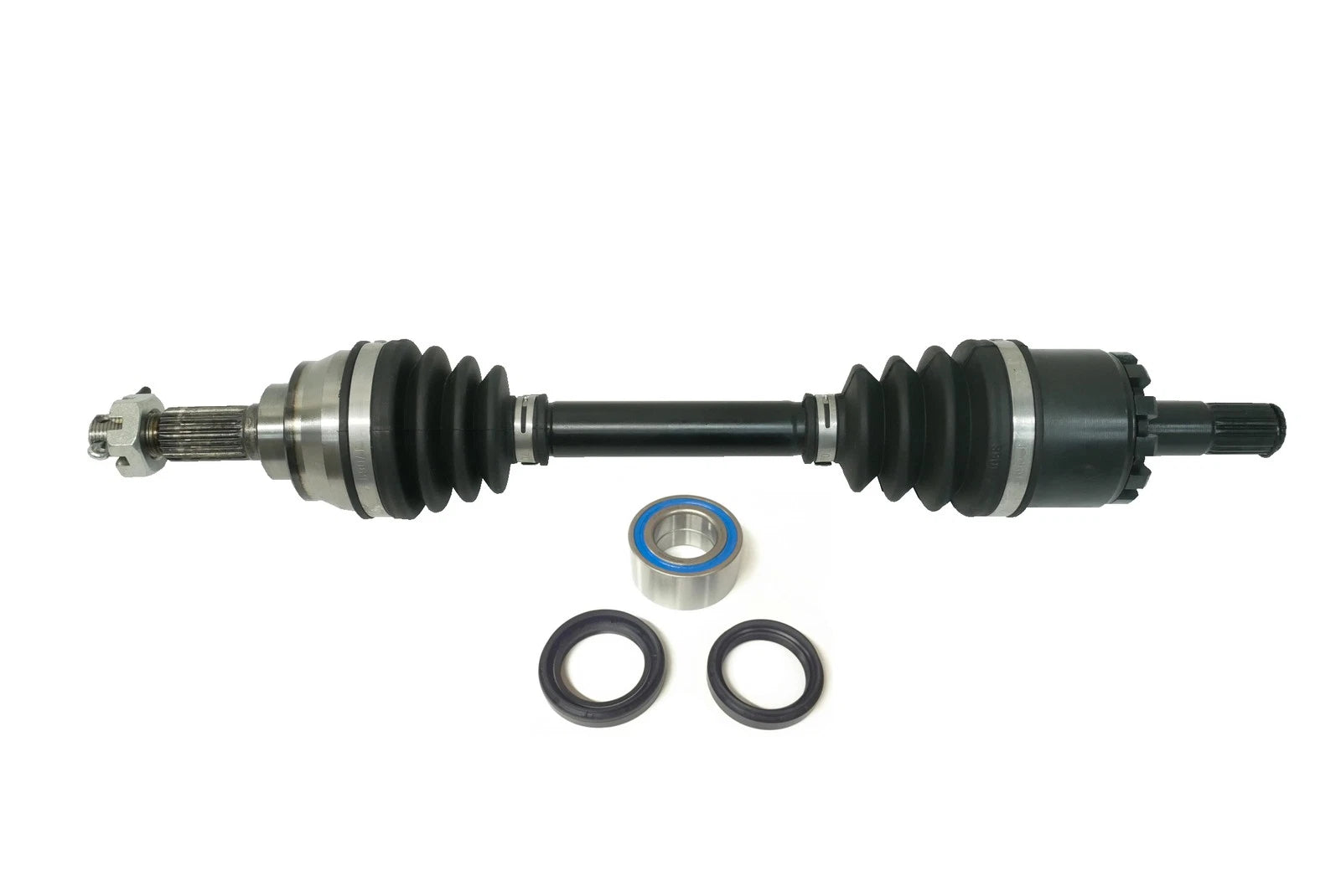 Precision Front Left Axle & Bearing for Kawasaki Prairie 360 650 700 Brute Force 650 (2000–2019)