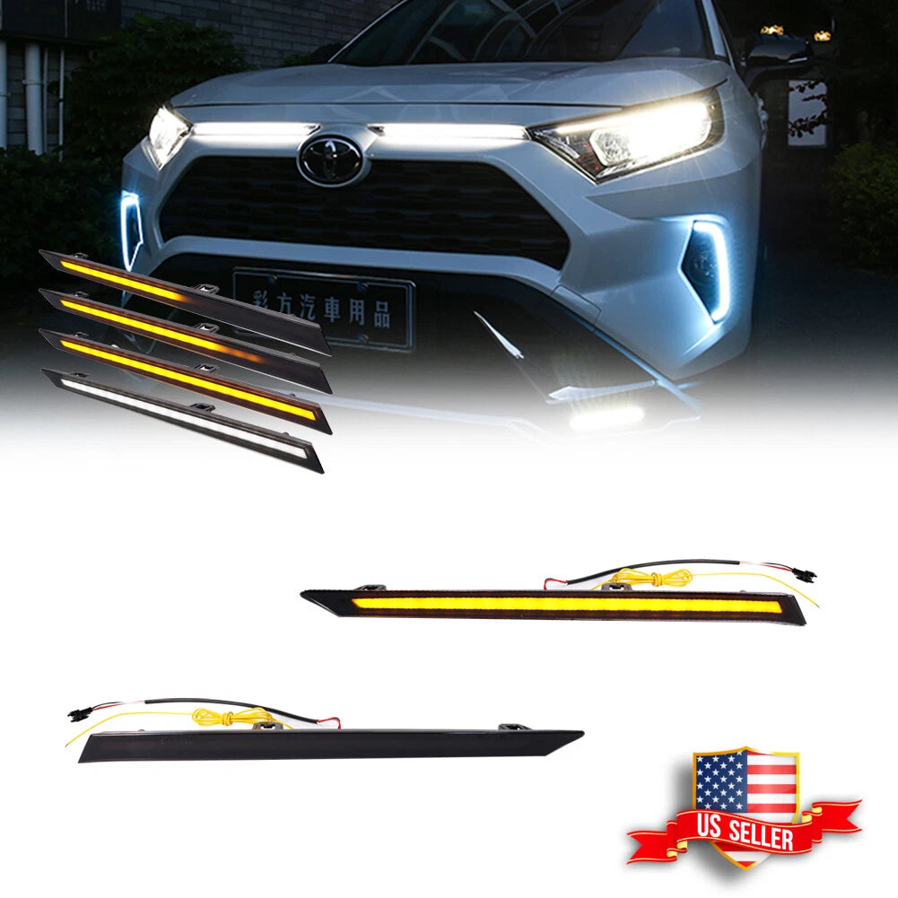 Switchback LED DRL Signal Lights for Toyota RAV4 (2019–2023)