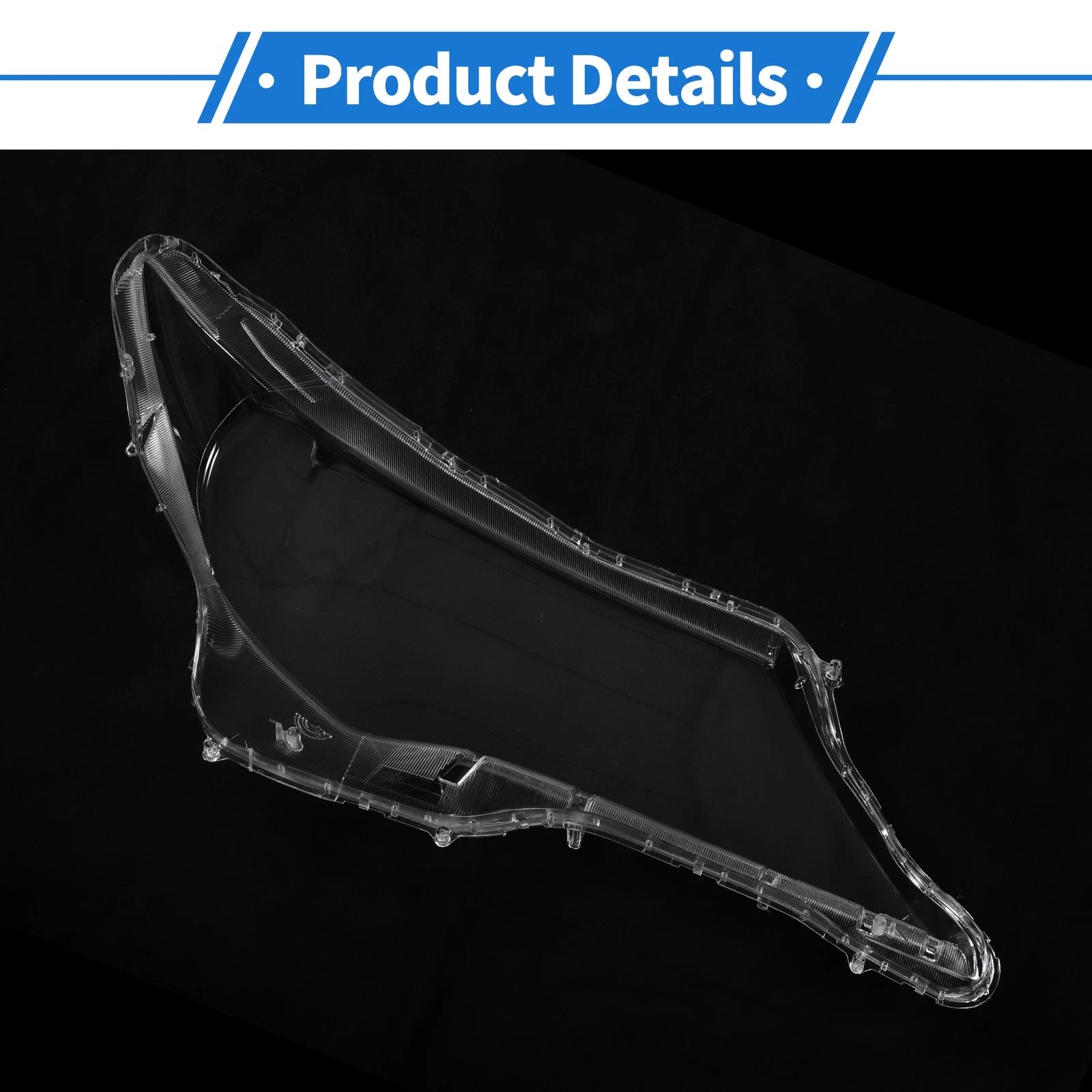 1 Pcs Headlight Lens Cover for Toyota RAV4 (2013–2015) PC Clear
