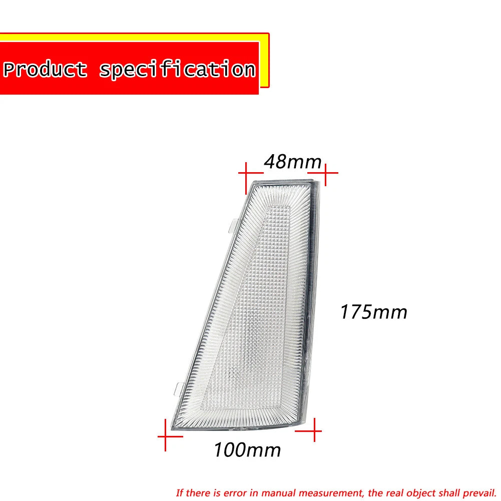 Clear White LED Front Side Marker Light for Chevrolet El Camino Malibu (1980–1981)