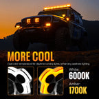 3" LED Work Light Pods for Off Road Vehicles (NOVSIGHT HALO Series)