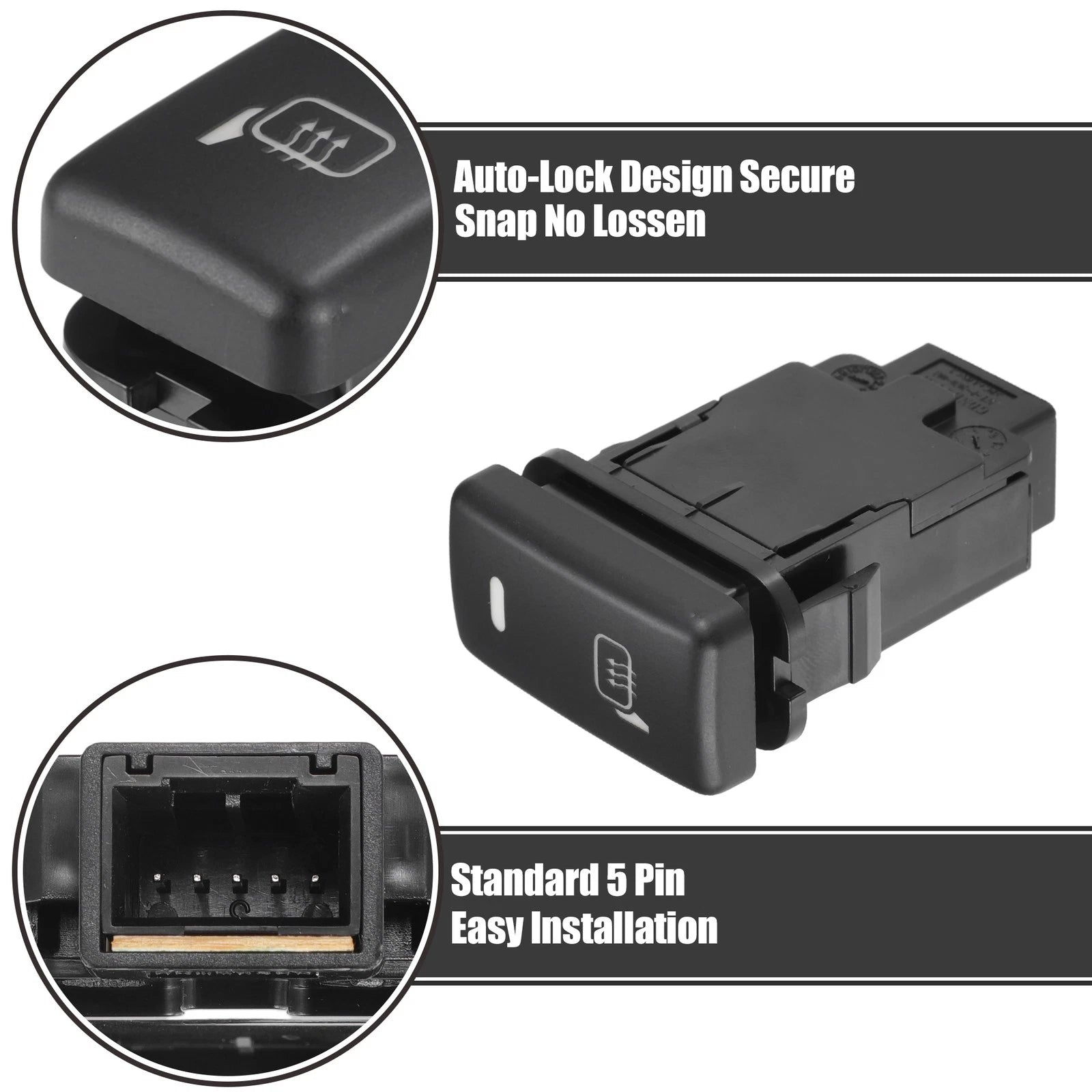Rearview Mirror Heating Switch for Toyota Alphard (2015–2020)