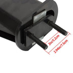 Set of 2 Spring Loaded Mud Flap Hangers for Semi Trucks (30")