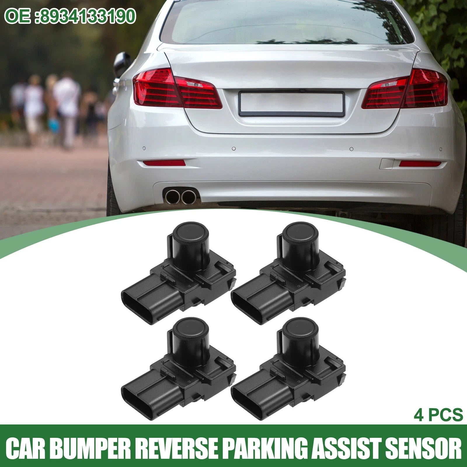 Set of 4 Bumper Reverse Parking Sensors for Lexus LX570 (2013–2015) No. 8934133190