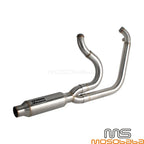 Exhaust System Kit for Harley Dyna Fat Bob Low Rider 06-17