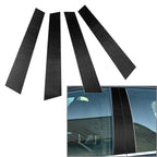 Carbon Fiber Black B-Pillars Cover Trim for VW Golf 8 (2021-2023)