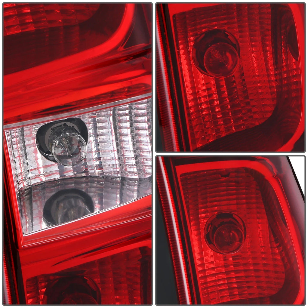 Right Side Tail Light for Chevrolet Suburban Tahoe (2007–2014) OE Chrome Red Lens