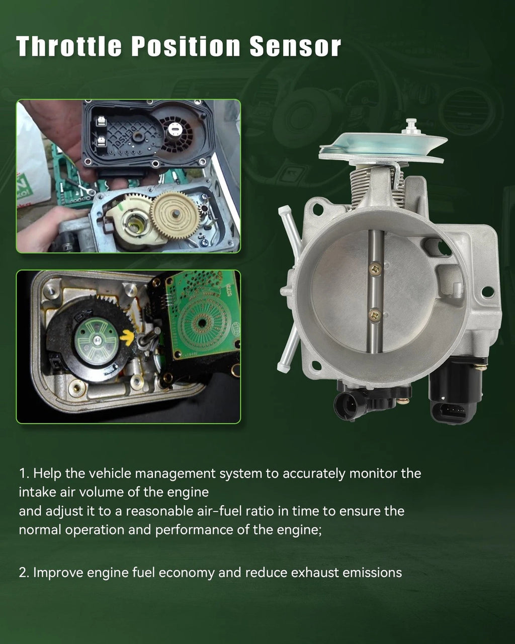 Throttle Body for Chevrolet Express 3500, GMC Savana 3500 (2003–2006)