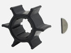 Water Pump Impeller with Key for Yamaha 2 Stroke 6-8 HP Outboard (655-44352-09)