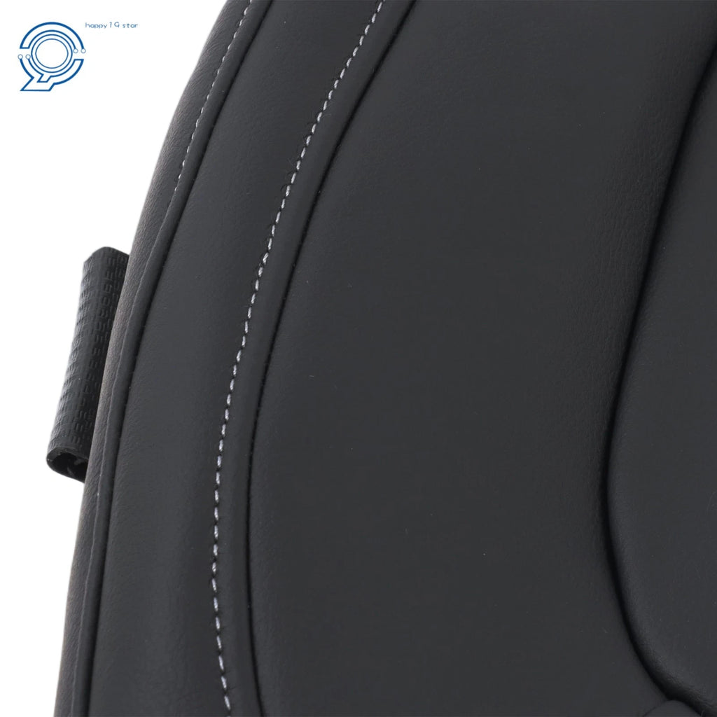 Black Leather Driver Bottom Seat Cover for Chevy Colorado Canyon (2015–2022)