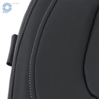 Black Leather Driver Bottom Seat Cover for Chevy Colorado Canyon (2015–2022)