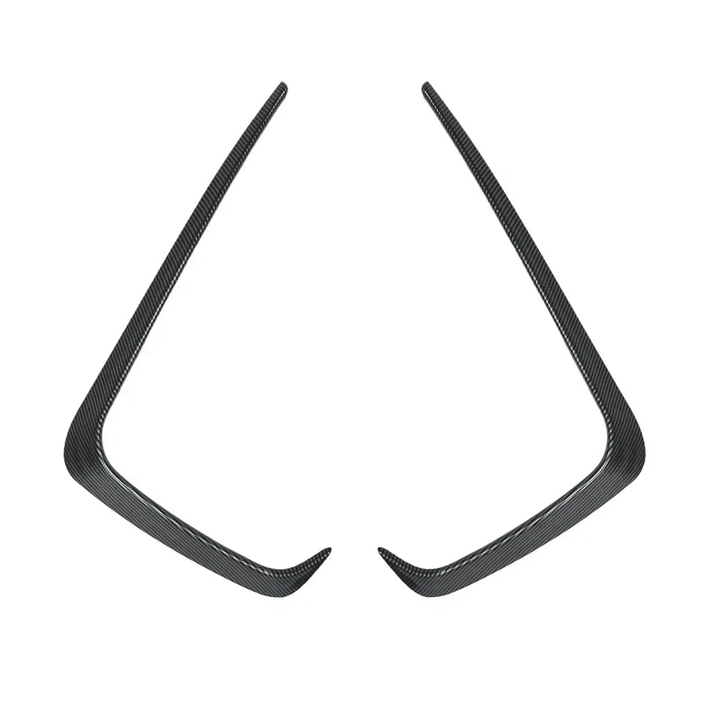 Carbon Look / Front Bumper Side Fin C Canards Splitter for Subaru WRX STI VA