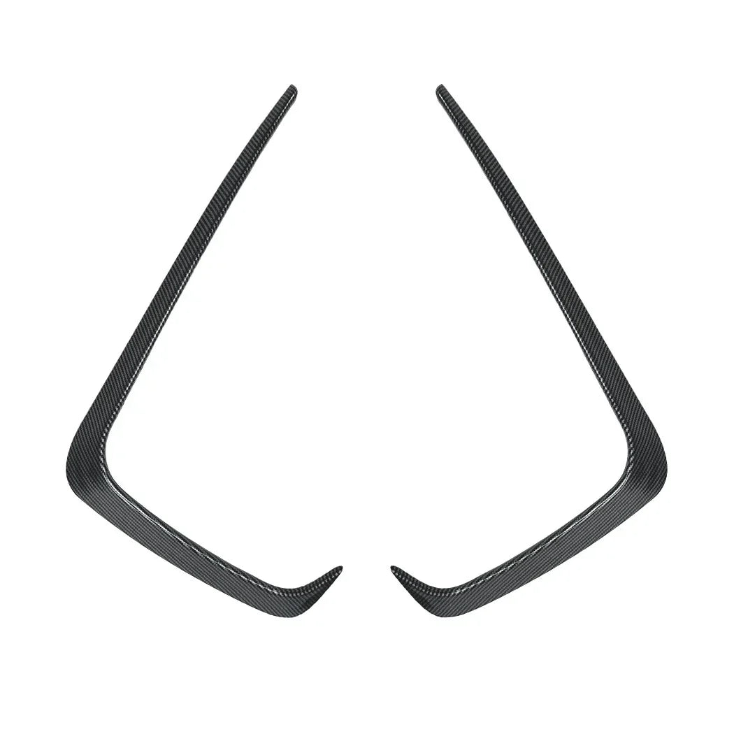 Carbon Look / Front Bumper Side Fin C Canards Splitter for Subaru WRX STI VA