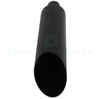 4" Inlet Diesel Gloss Black Stainless Steel Exhaust Tip for