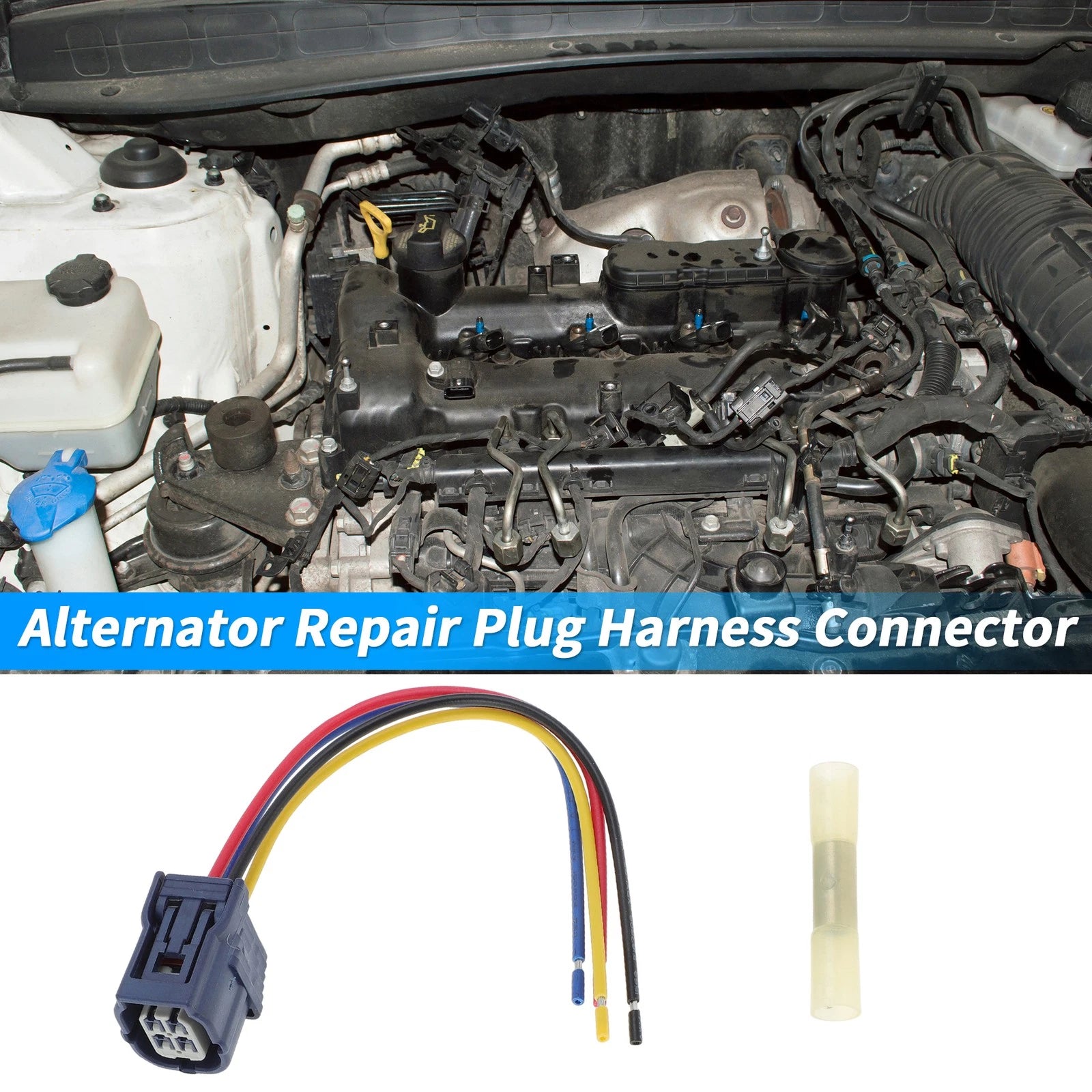 Alternator Repair Plug Harness Connector for Honda Pilot (2009–2011) 31100-RGW-A01