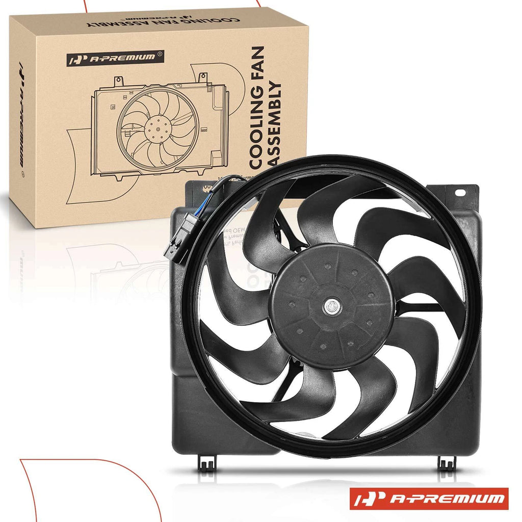 Cooling Fan Assembly with Shroud for Jeep Cherokee Comanche (1987–2001)