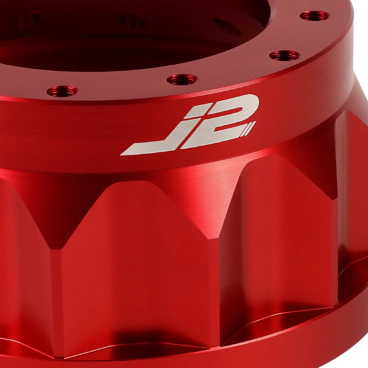 J2 2" 6-Bolt Aluminum Steering Wheel Hub Adapter for Civic Integra (1992–2001)