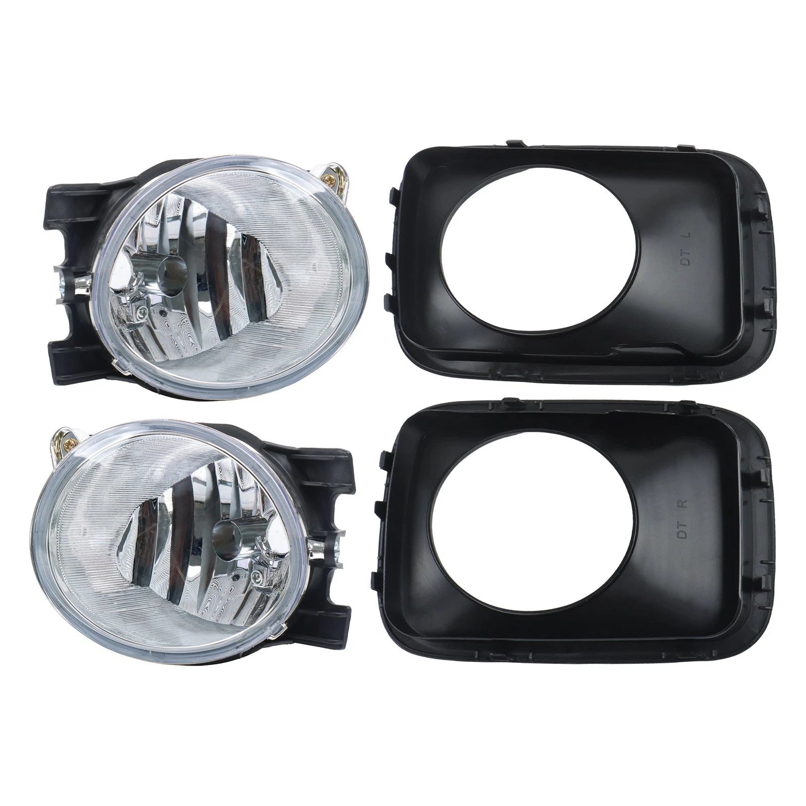 Halogen Fog Lights for Honda Pilot (2009-2011) with Black Cover
