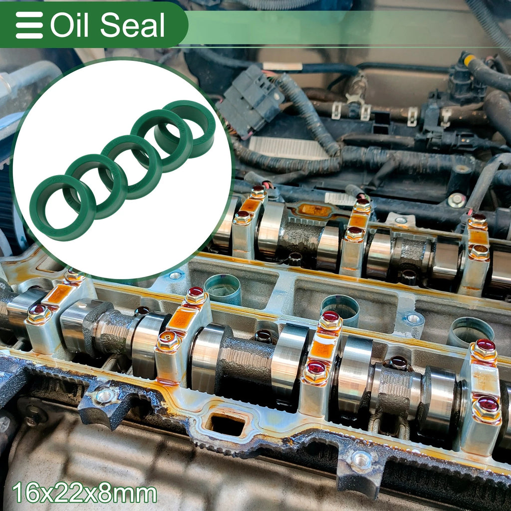 Set of 5 Oil Seal Ring 16x22x8mm for Rotary Shaft (High Pressure)