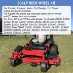 4X Deck Wheel Kit for Exmark Viking Lazer Z Toro Groundsmaster
