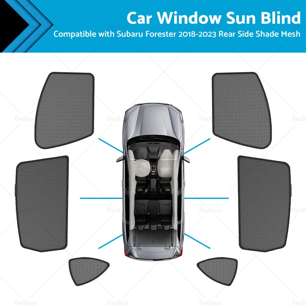 Magnetic Rear Side Window Sun Blind for Subaru Forester (2018–2023)