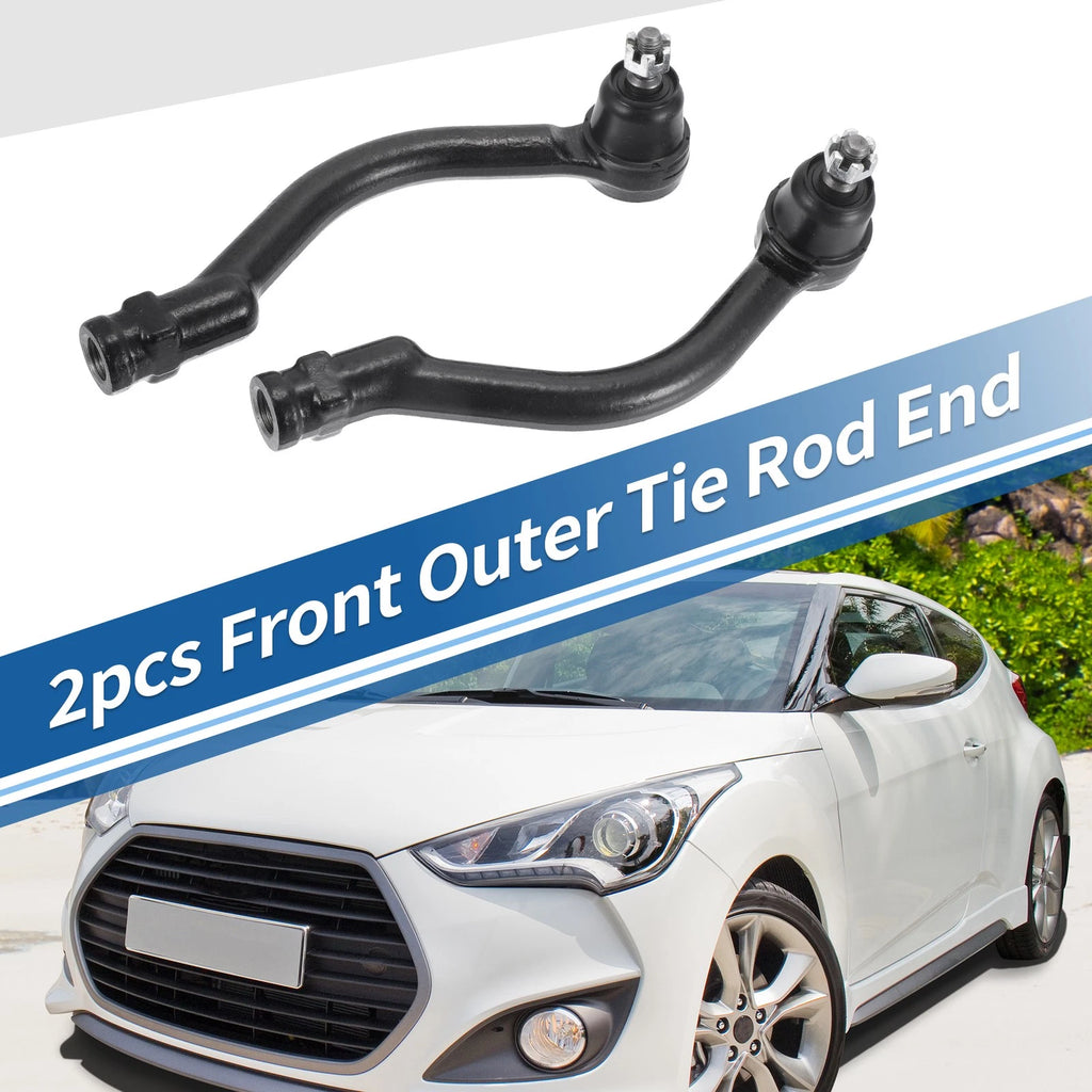 2pcs Front Outer Tie Rod End Links for Hyundai Azera (2006–2011) No.568203K000/568203K510