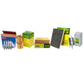 Mann Engine Cabin Air Oil Fuel Filters & 4 Denso Iridium Spark Plugs for