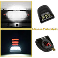 2X LED License Plate Light Red DRL Tube for Silverado Sierra 1500 2500 (2014–2023)