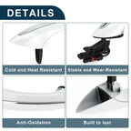 Rear Left Exterior Door Handle for BMW F07 F10 White Silver Tone