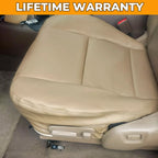 Driver Bottom Seat Cover for Toyota Tundra Sequoia (2000–2004) Tan Leather