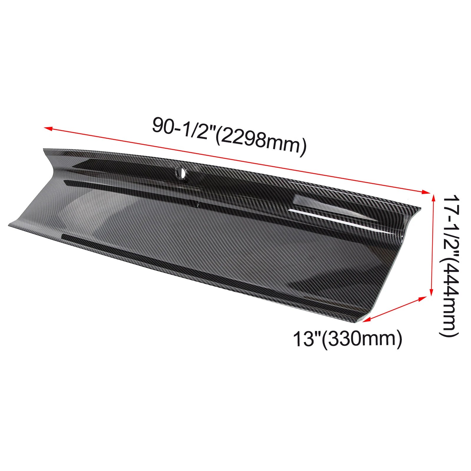 Carbon Fiber Look Trunk Panel for Ford Mustang (2015–2023)