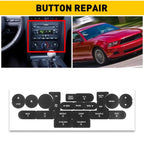 Sticker Radio Dash Button Repair Kit for Ford Mustang (2005–2009)