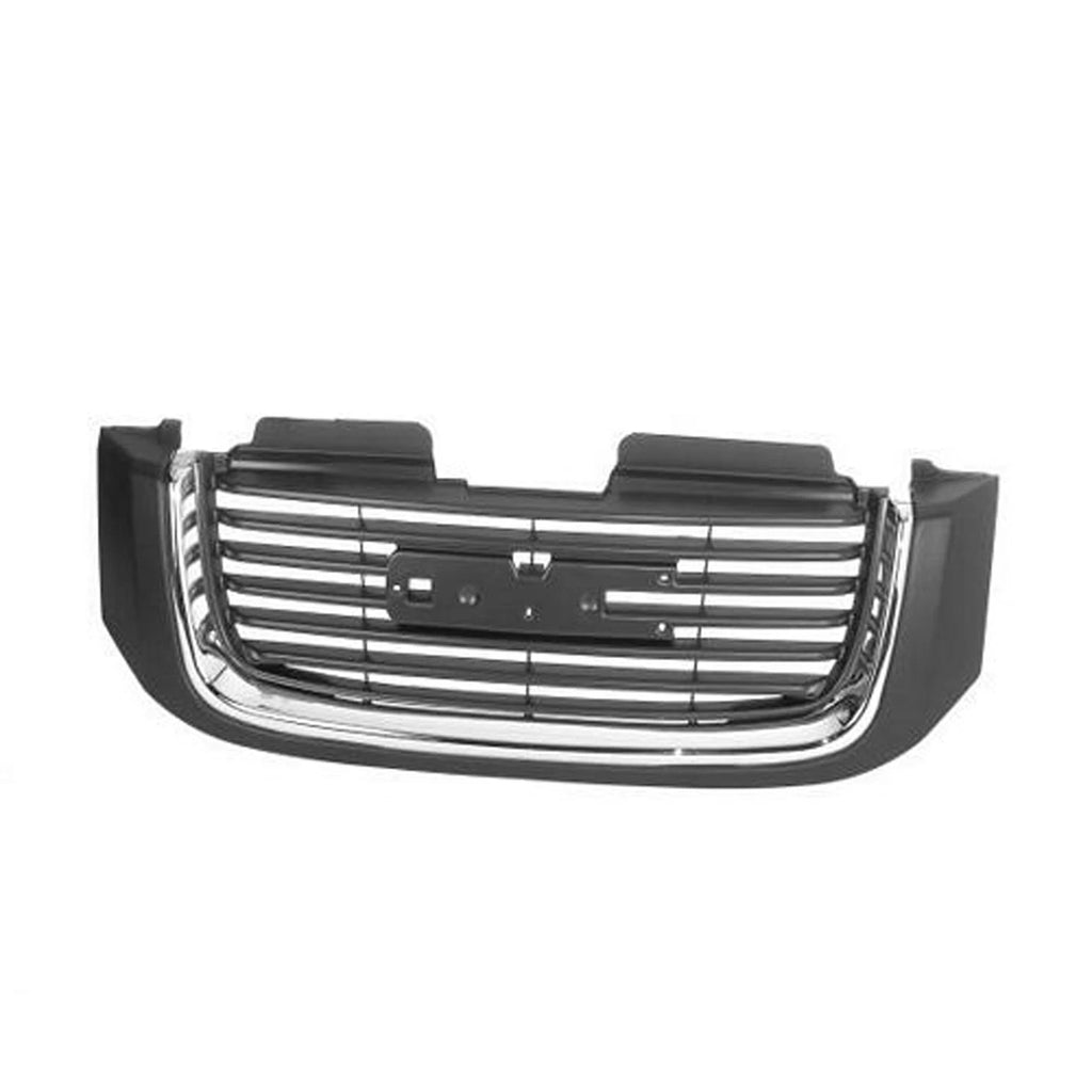 Replacement Black Chrome/Ready to Paint Front Grille (See Compatible Chart)