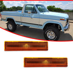 Amber Lens Front Side Marker Lights for Ford Bronco F150 F250 F350