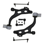 Set of 6 Front Lower Control Arms Tie Rods for Ford Flex Taurus (2010-2012)