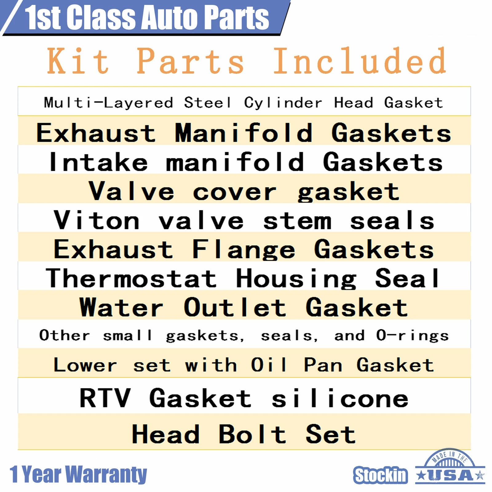 Gasket Set & Head Bolts for BMW 330Ci 325Ci X3 Z4 (2000–2006)