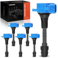 6X Blue Ignition Coil for Nissan Altima (2002–2006) Frontier (2015–2019) Murano