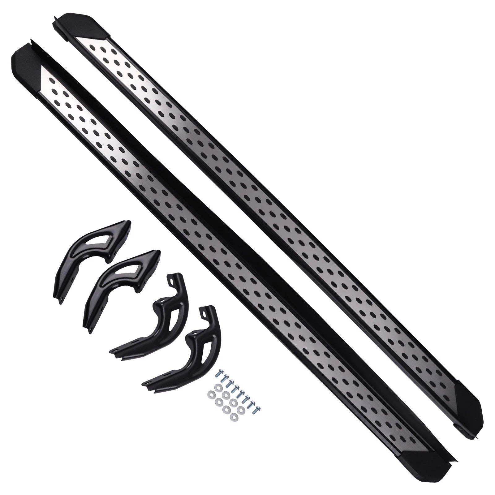 Black Side Step Running Board for Honda Pilot (2016–2022) - Aluminum