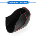 Set of 1 Gear Shift Knob Cover for Volkswagen Golf (2015–2019) Pebbled Black Red