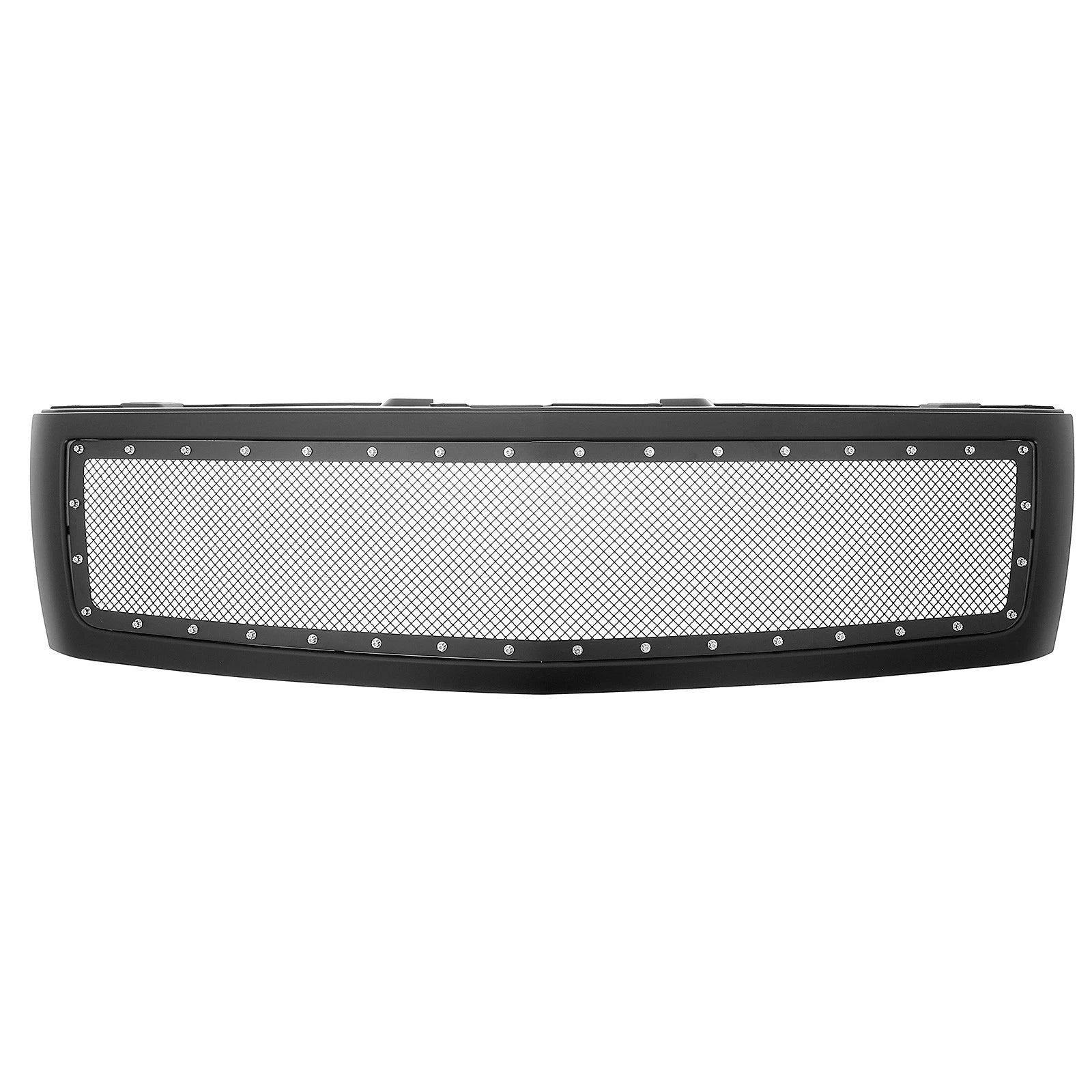 Stainless Black Rivet Mesh Grille for Chevy Silverado 1500 (2007-2013)