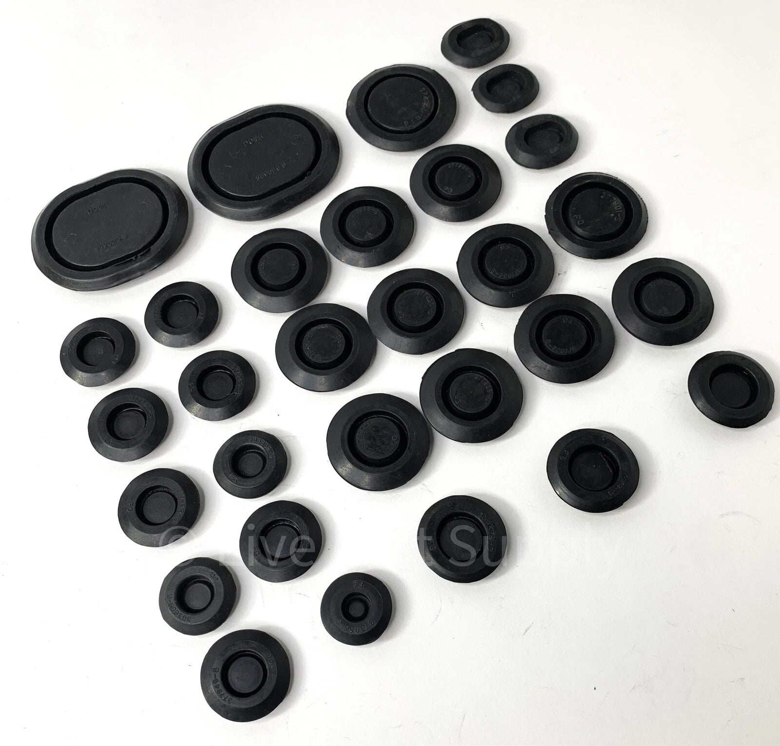 Rubber Body Plug Grommet Kit for Ford Mustang (1979–1993)
